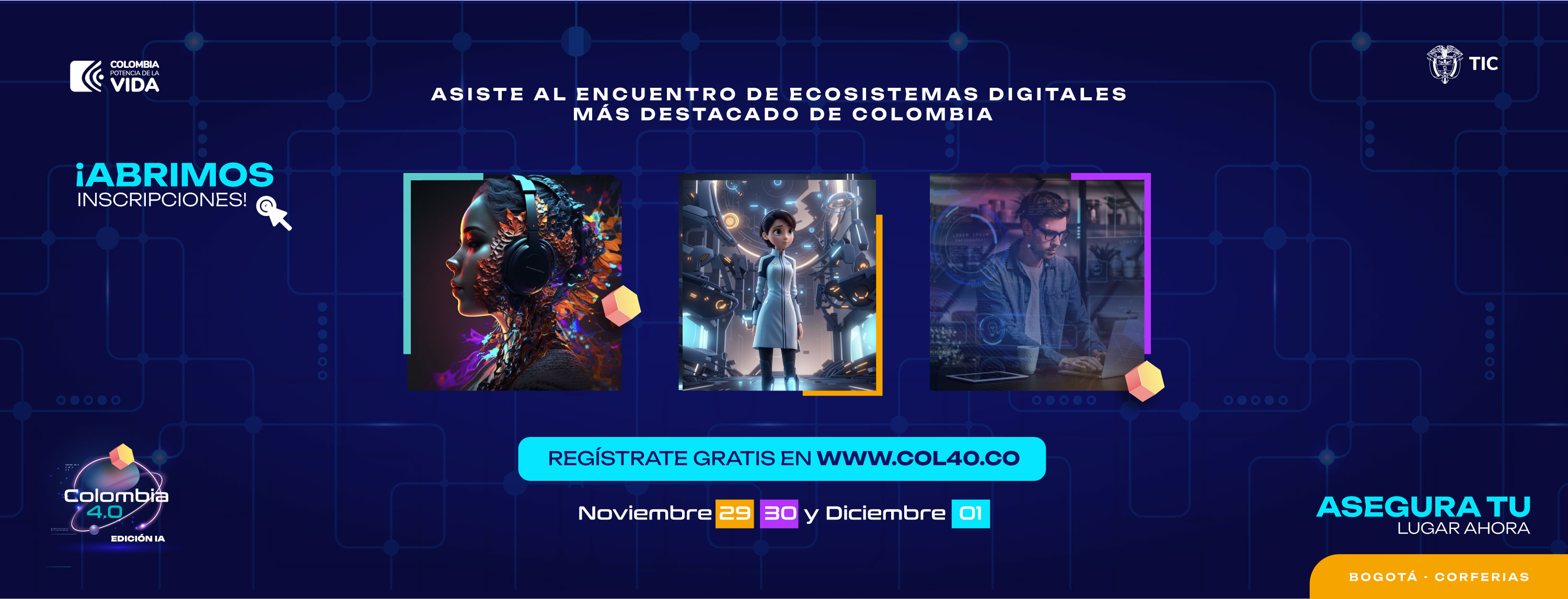Ya viene COLOMBIA 4.0, edición 2023