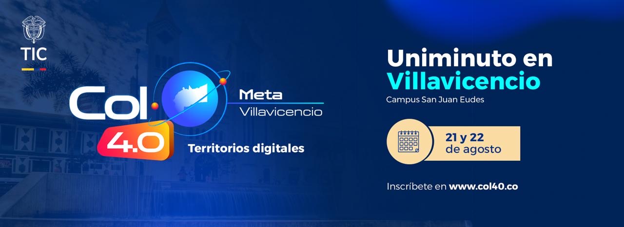 Imagen deiseáda de invitación a Colombia 4.0 META