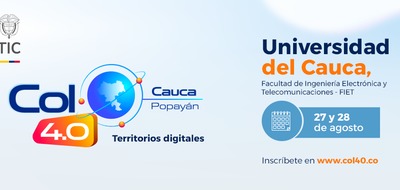 Imagen diseñada para el Evento Universidad del Cauca