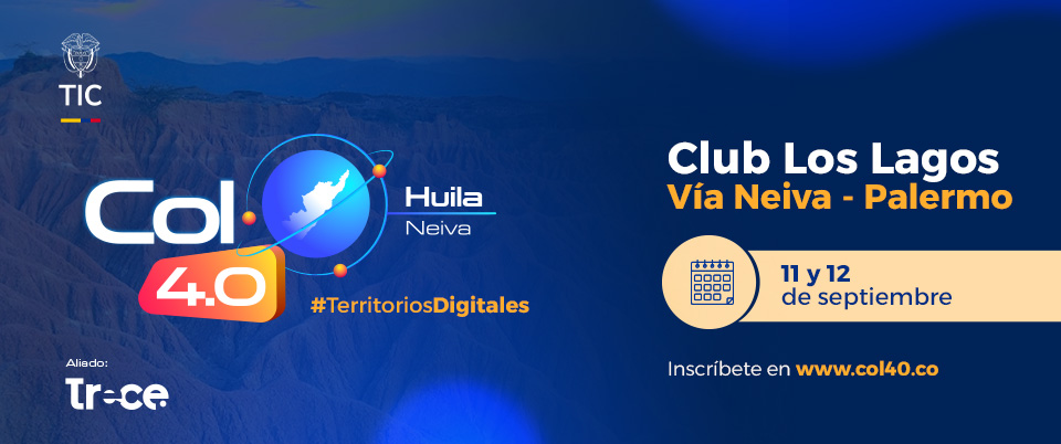 Imagen diseñada para evento Col 4.0 Huila, Neiva