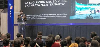 Foto de speaker de Netflix en Col40 Bogotá