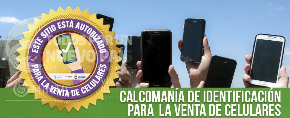 Calcomana de certificacin para venta de celulares